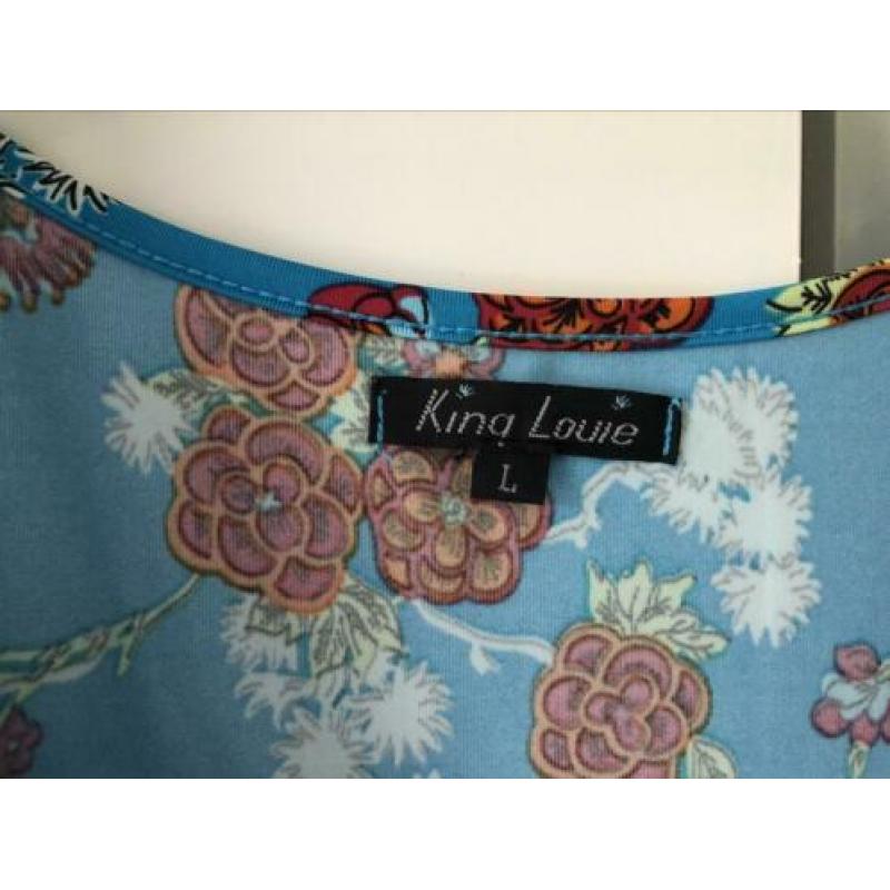 Blauwe jurk King Louie (L)