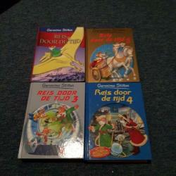 Geronimo Stilton- Reis door de tijd- deel 1 tm 4 (prijs p.b)