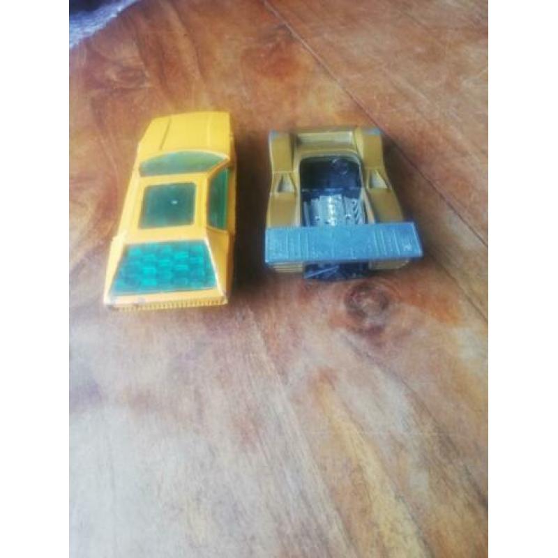Lamborghini Polistil en LOLA canam Politoys