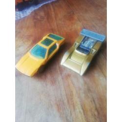 Lamborghini Polistil en LOLA canam Politoys