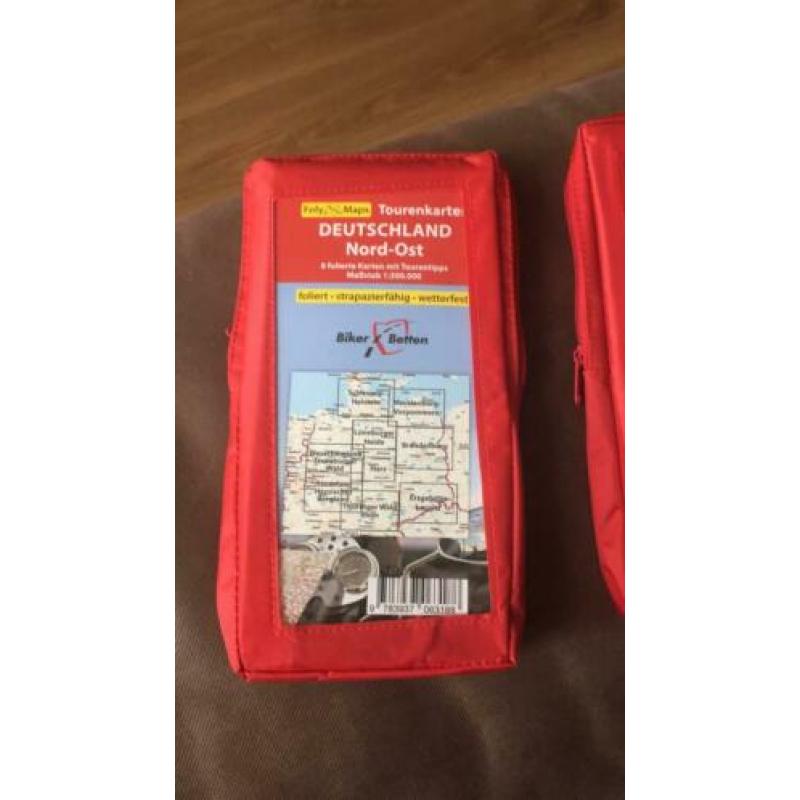Folymaps wegenkaarten motorkaarten Duitsland 2 sets