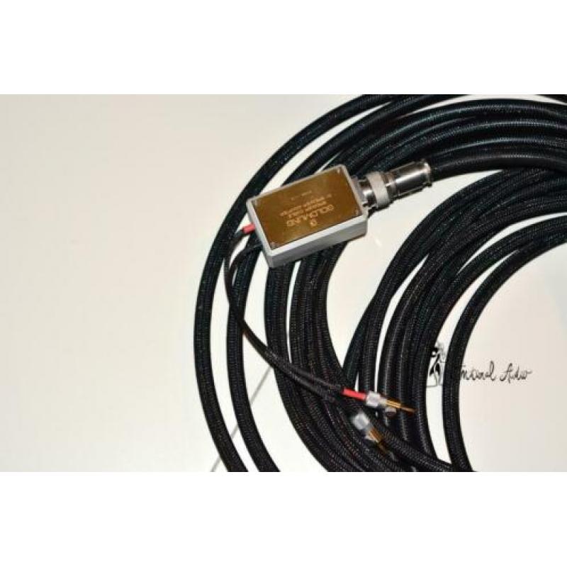Goldmund UHD luidsprekerkabels met luidspreker Adapter.