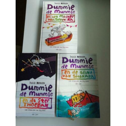 3 dummie de mummie boeken van Tosca Menten