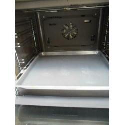 Siemens gasfornuis RVS hete lucht oven HX74W735N INOX 2,5 jr