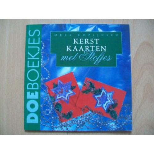 Doeboekje Kerstkaarten met stofjes - Mery Cozijnsen