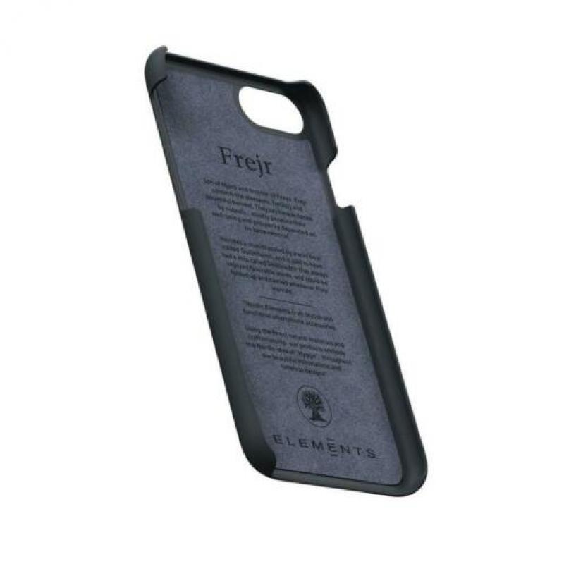 Nordic Elements iPhone 6(s)/7/8 Hoes - Dark Grey / Walnut