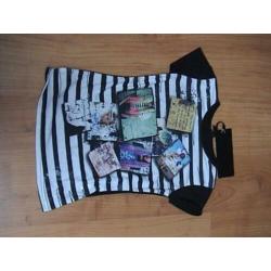 Jill / Jilly / Shoeby moi NIEUW zwart t-shirt met opdruk 140