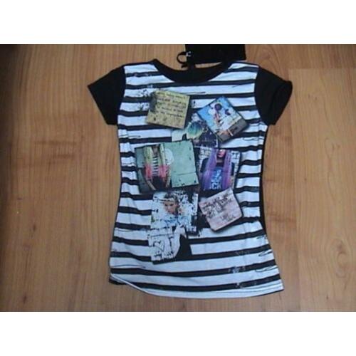 Jill / Jilly / Shoeby moi NIEUW zwart t-shirt met opdruk 140
