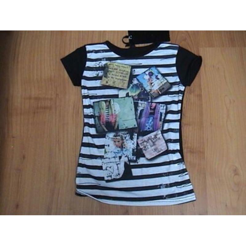 Jill / Jilly / Shoeby moi NIEUW zwart t-shirt met opdruk 140