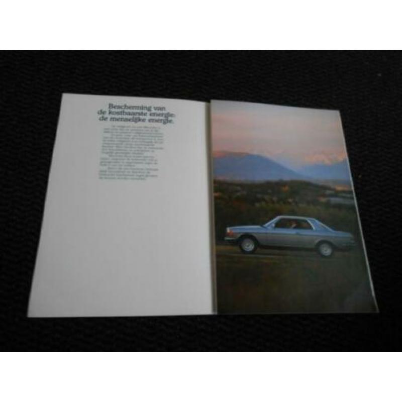 MERCEDES 230CE-280CE W123 Nederlandse Folder Brochure