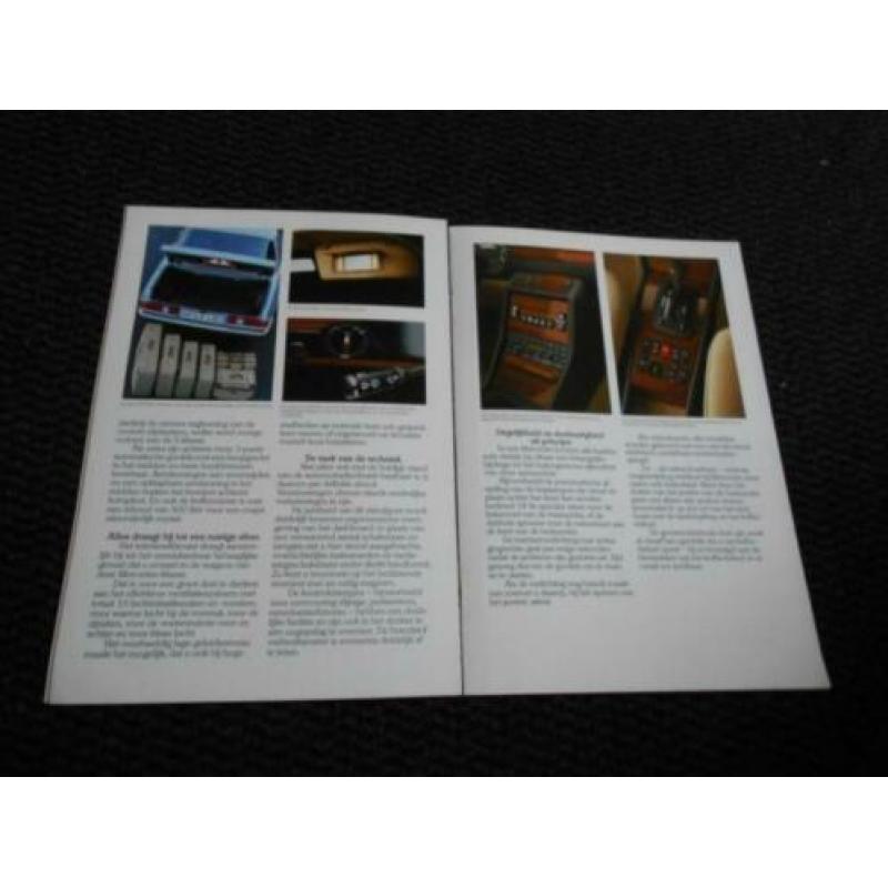 MERCEDES 230CE-280CE W123 Nederlandse Folder Brochure