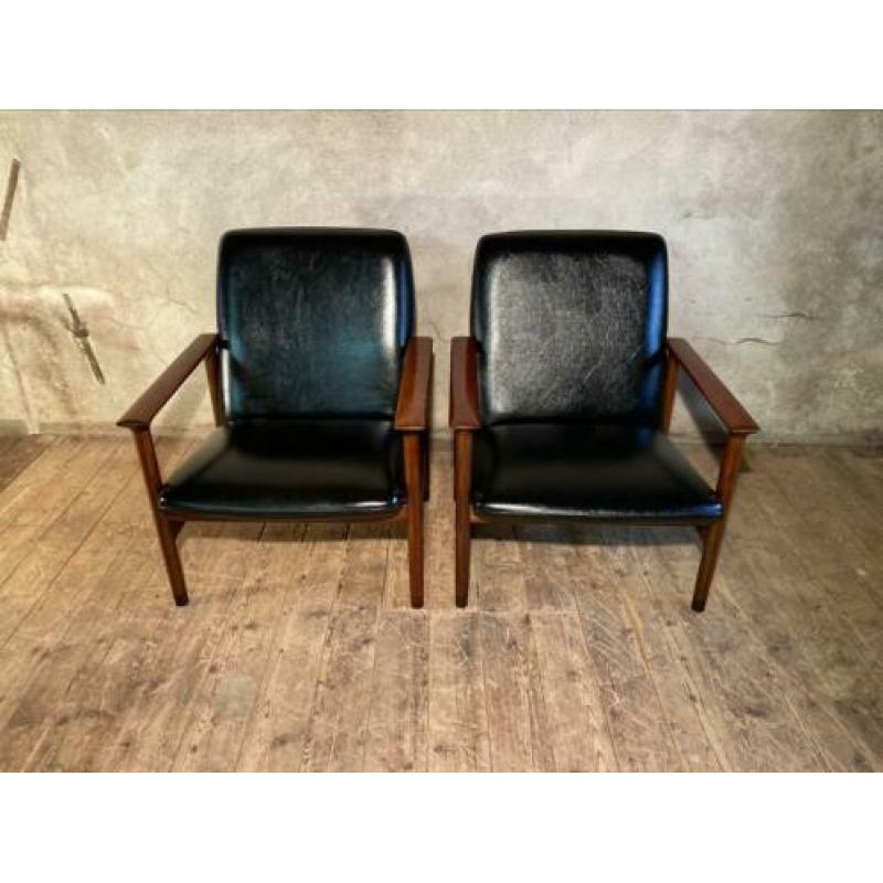 Vintage fauteuil Cor Bontenbal voor Fristho stoelen