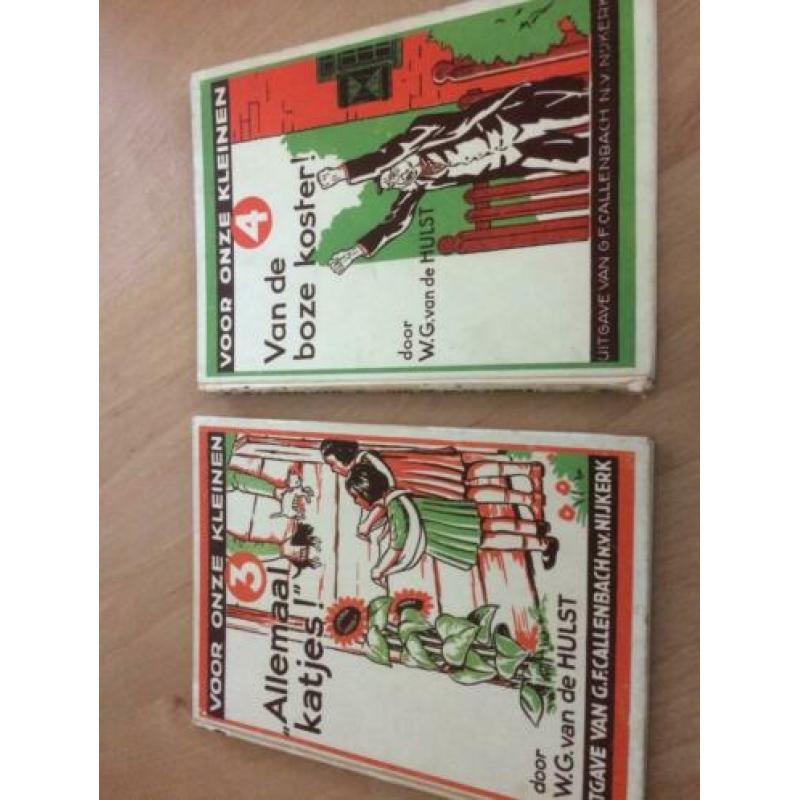 Oude kinderboeken van WG vd Hulst, 2e tm 11e druk