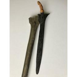 Keris kris uit Madura Indonesie met ivoren greep