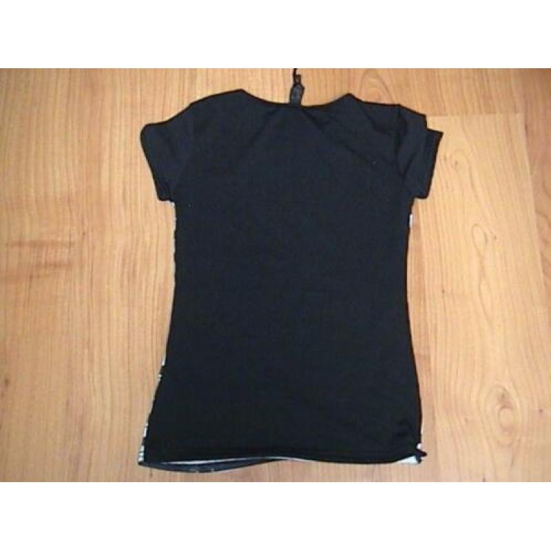 Jill / Jilly / Shoeby moi NIEUW zwart t-shirt met opdruk 140