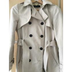 Jas van Zara trenchcoat beige maat s