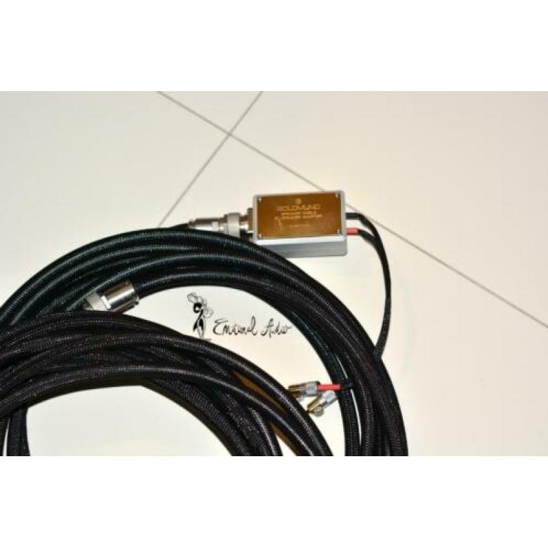 Goldmund UHD luidsprekerkabels met luidspreker Adapter.