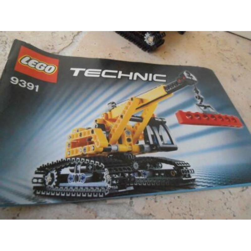 lego 9391 technic hijskraan en bulldozer 2 in 1