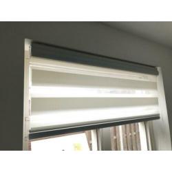 Wit duo rolgordijn blinds 2x 100x180cm