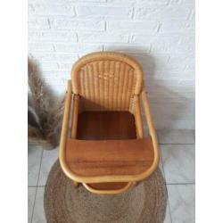Rotan bohemian kinderstoel