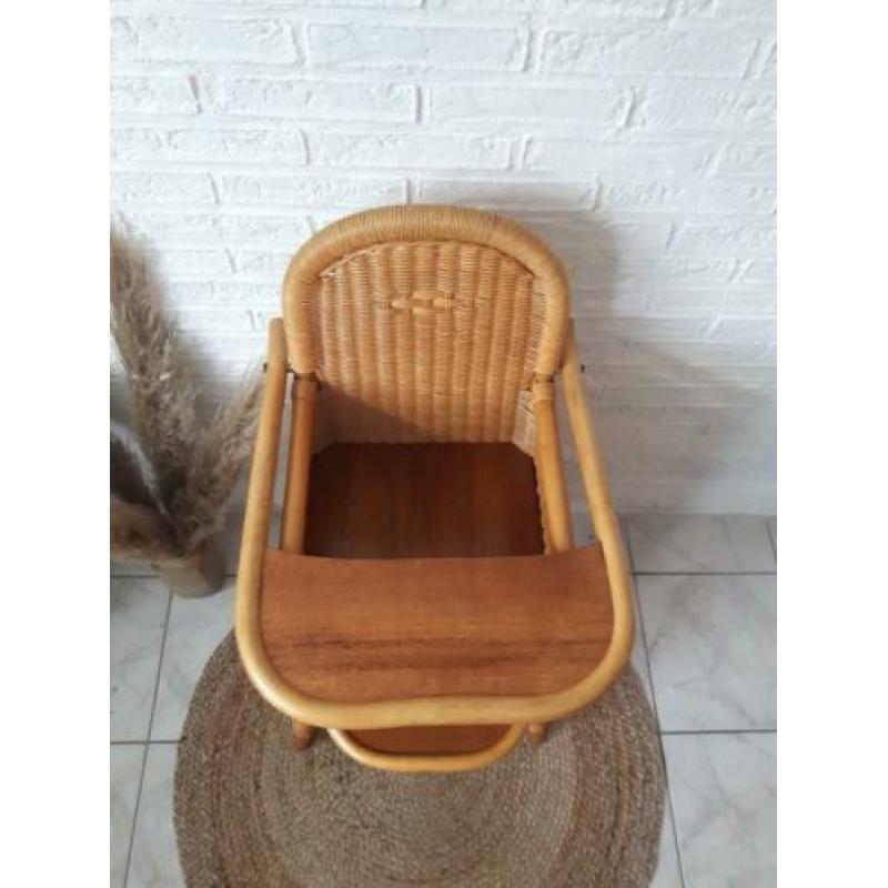 Rotan bohemian kinderstoel