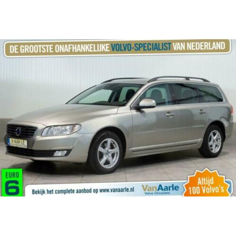 Volvo V70 Euro6 D3 150pk Polar Navigatie Trekhaak (bj 2016)