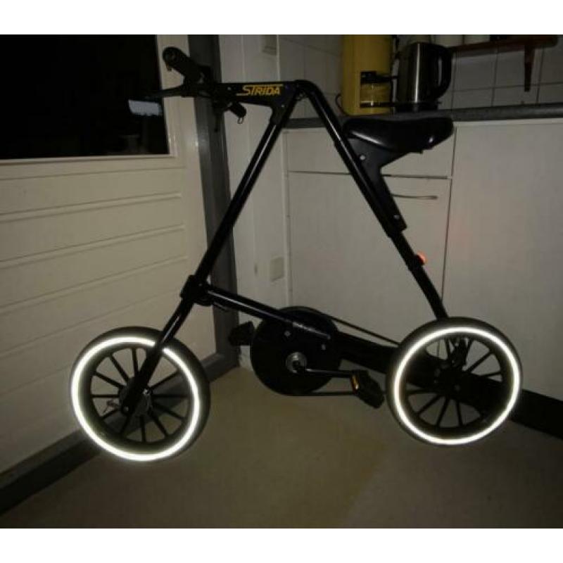 Strida vouwfiets zwart lichtgewicht