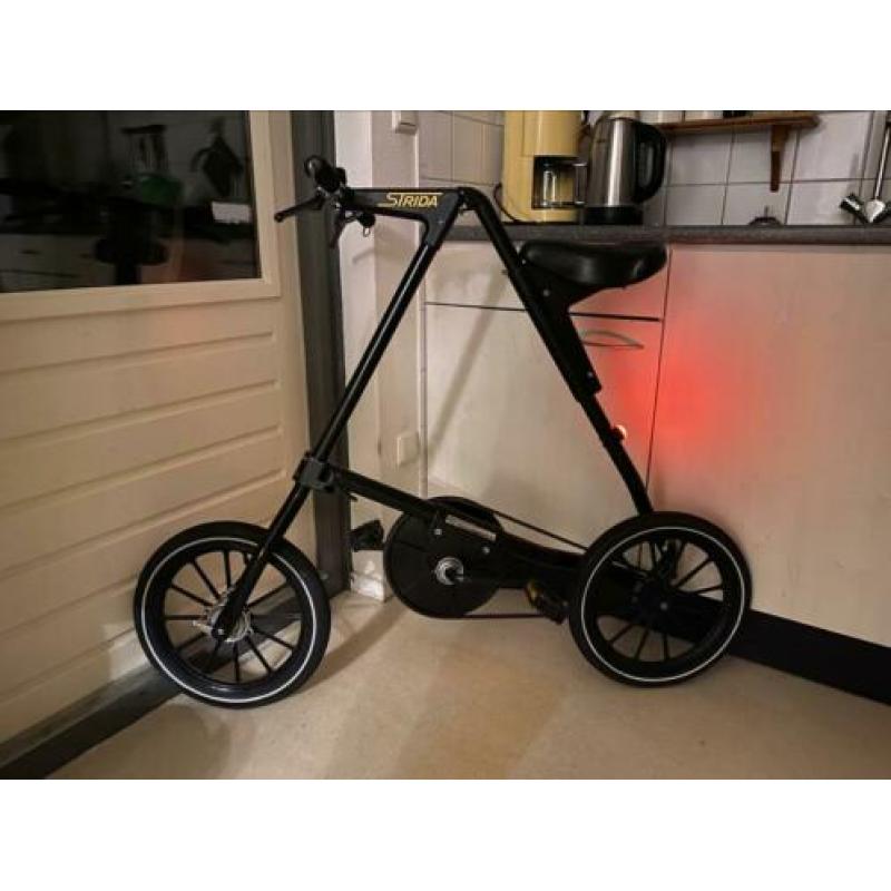 Strida vouwfiets zwart lichtgewicht