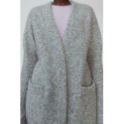 nieuw ACNE grijs vest mohair maat S