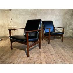 Vintage fauteuil Cor Bontenbal voor Fristho stoelen