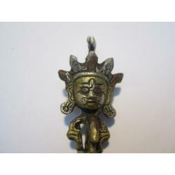 Antieke bronzen Phurba Vajra uit Tibet/ Nepal.