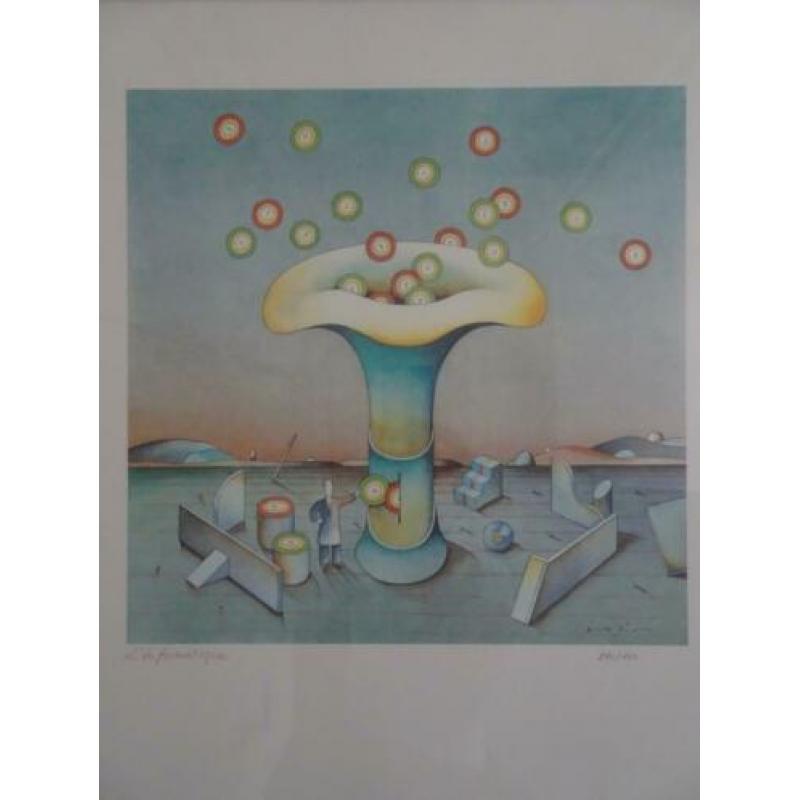 Artist Proof 5 dlg. serie schilderijen gesigneerd + genumm.