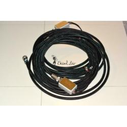 Goldmund UHD luidsprekerkabels met luidspreker Adapter.
