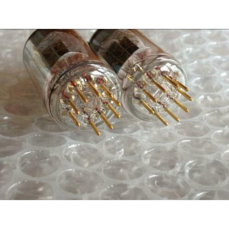 GENALEX GOLD LION 12AT7 ECC81 B739 matched en nieuw,,!