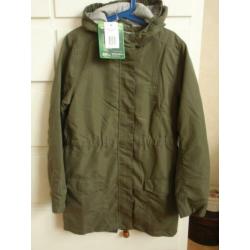 NIEUW: Legergroene zomerjas (parka) maat 152