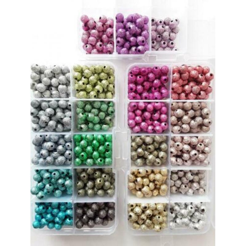 Nieuwe leuke stardust kralen. 75 stuks voor 0,50