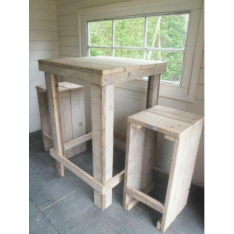 Bartafel steigerhout. Alle modellen op maat gemaakt. NIEUW