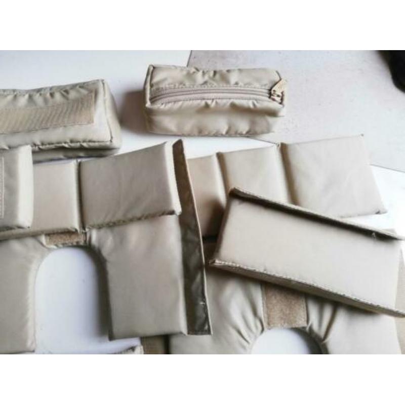 Opvulstukken dividers foam voor een fototas