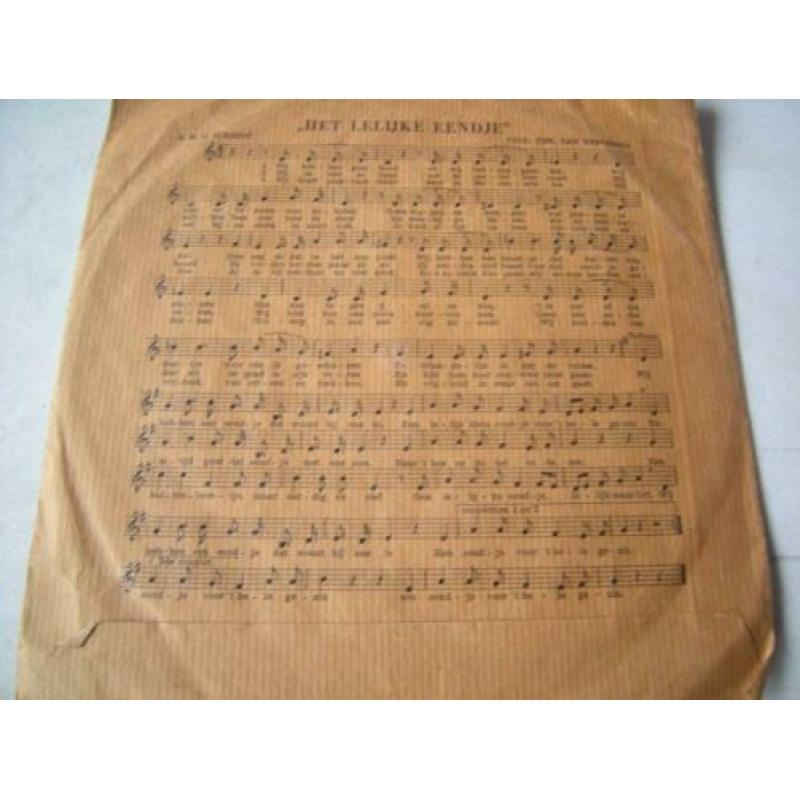oude vintage vinyl singles van citroen 2cv eend grammofoonpl