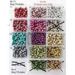 Nieuwe leuke stardust kralen. 75 stuks voor 0,50