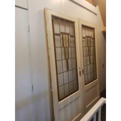 Glas in lood deuren