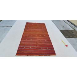 Vintage kelim kleed loper 307x139 cm vloerkleed tapijt kelim
