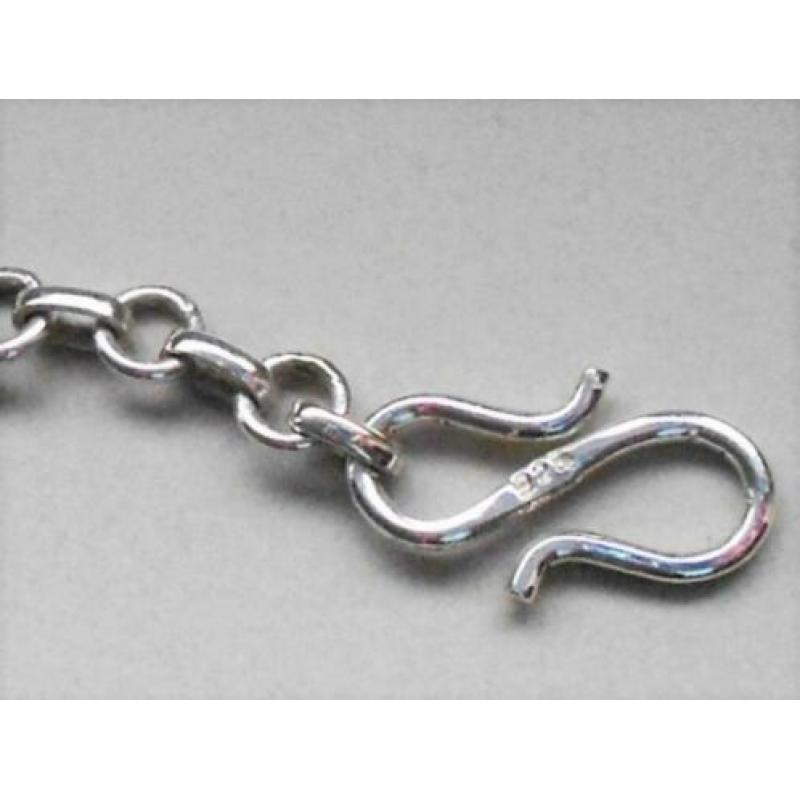 Bijzondere armband *Meteoriet & 925 zilver* UNIEK!