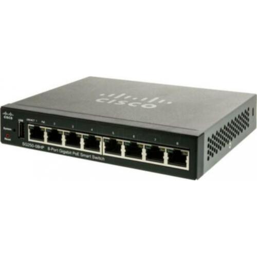 Switch Cisco POE SG250-08HP Nieuw