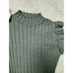 Nieuw truitje met roesel en glitter one size