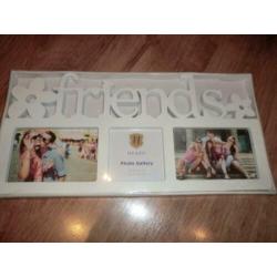 Nieuwe Brocante Witte Kunststof Fotolijst Friends