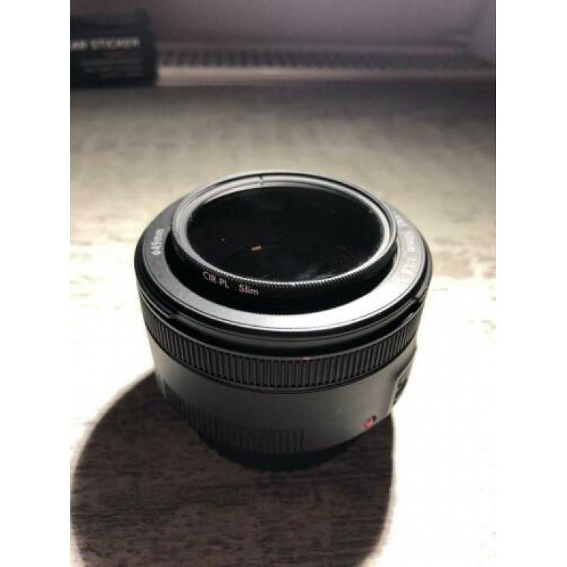 Canon EF 50MM Lens - 1:1.8 STM met Polarisatiefilter