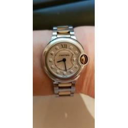 Origineel Cartier horloge model Ballon Bleu in topstaat