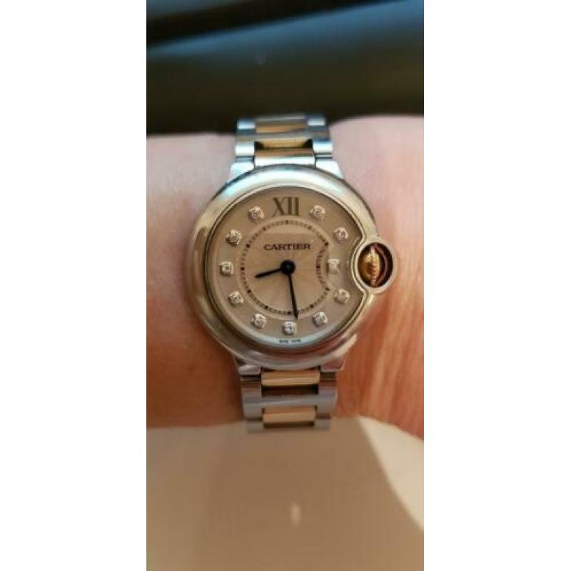 Origineel Cartier horloge model Ballon Bleu in topstaat