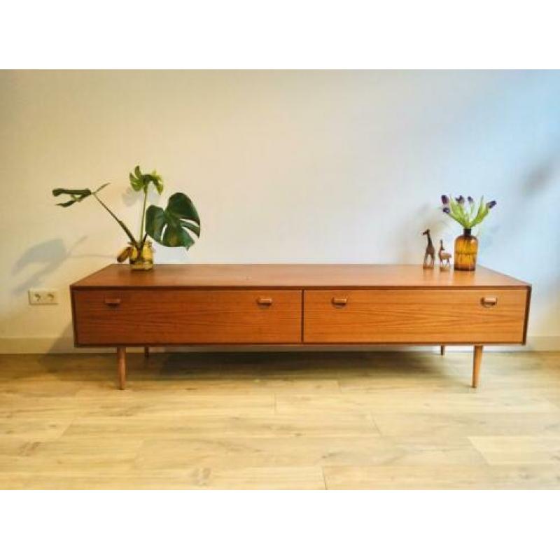 Vintage dressoir lowboard retro teak hout jaren 60 / 70